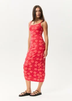 Dresses<Afends Valerie  - Maxi Dress Tomato