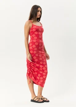 Dresses<Afends Valerie  - Maxi Dress Tomato