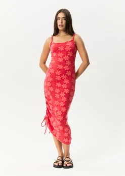 Dresses<Afends Valerie  - Maxi Dress Tomato