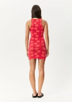 Dresses<Afends Valerie - Mini Dress Tomato