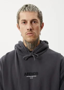 Sweaters & Hoodies<Afends Vinyl  - Hoodie Charcoal