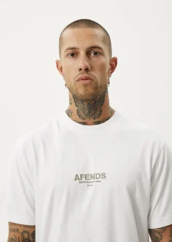 T-Shirts<Afends Vinyl  - Retro Tee White