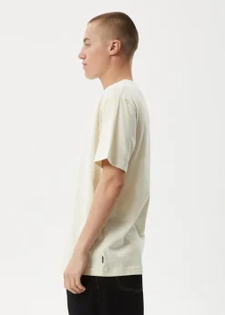T-Shirts<Afends Vinyl  - Retro Tee Limestone