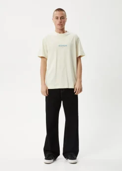 T-Shirts<Afends Vinyl  - Retro Tee Limestone