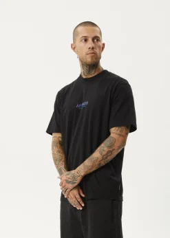 T-Shirts<Afends Vinyl - Retro Tee Black