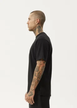 T-Shirts<Afends Vinyl - Retro Tee Black