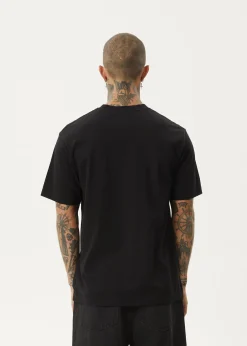 T-Shirts<Afends Vinyl - Retro Tee Black