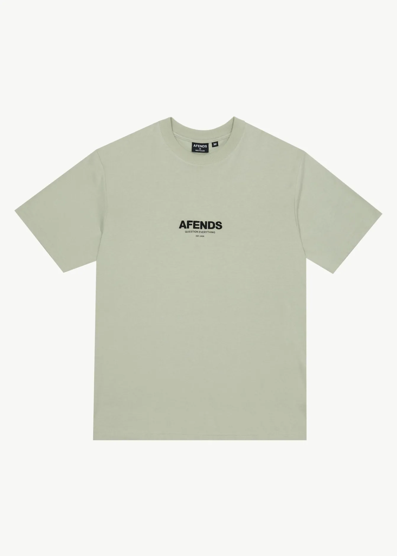T-Shirts<Afends Vinyl - Retro Tee Eucalyptus