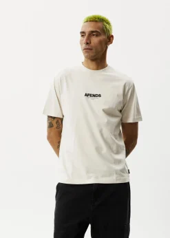 T-Shirts<Afends Vinyl  - Retro Tee Moonbeam