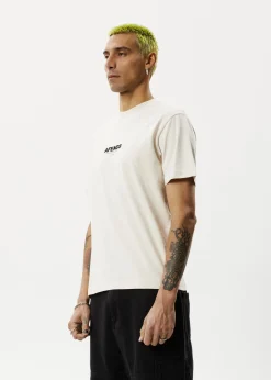 T-Shirts<Afends Vinyl  - Retro Tee Moonbeam