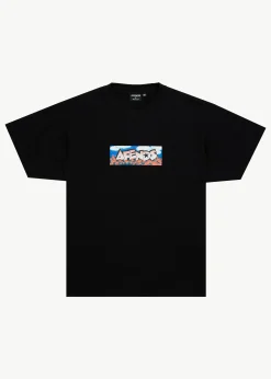 T-Shirts<Afends Wall Flower - Boxy Tee Black