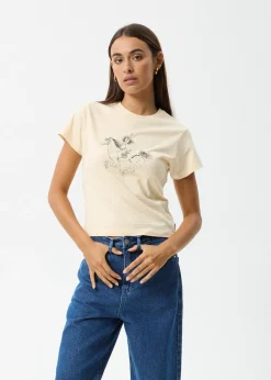 Tees & Shirts<Afends Warrior  - Baby Tee Sand