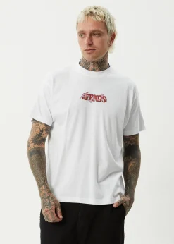 T-Shirts<Afends Waves  - Boxy Tee White