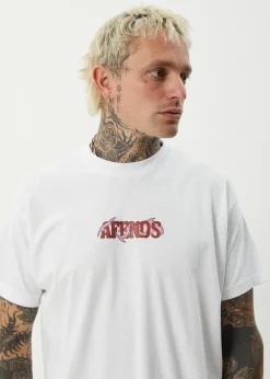 T-Shirts<Afends Waves  - Boxy Tee White