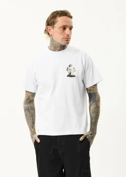T-Shirts<Afends We Are Fam  - Heavyweight Boxy Tee White