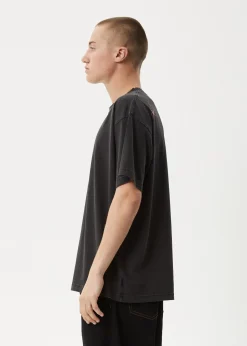 T-Shirts<Afends Webhead  - Boxy Tee Stone Black