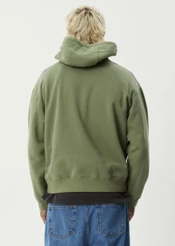 Sweaters & Hoodies<Afends Webhead  - Hoodie Oil Green