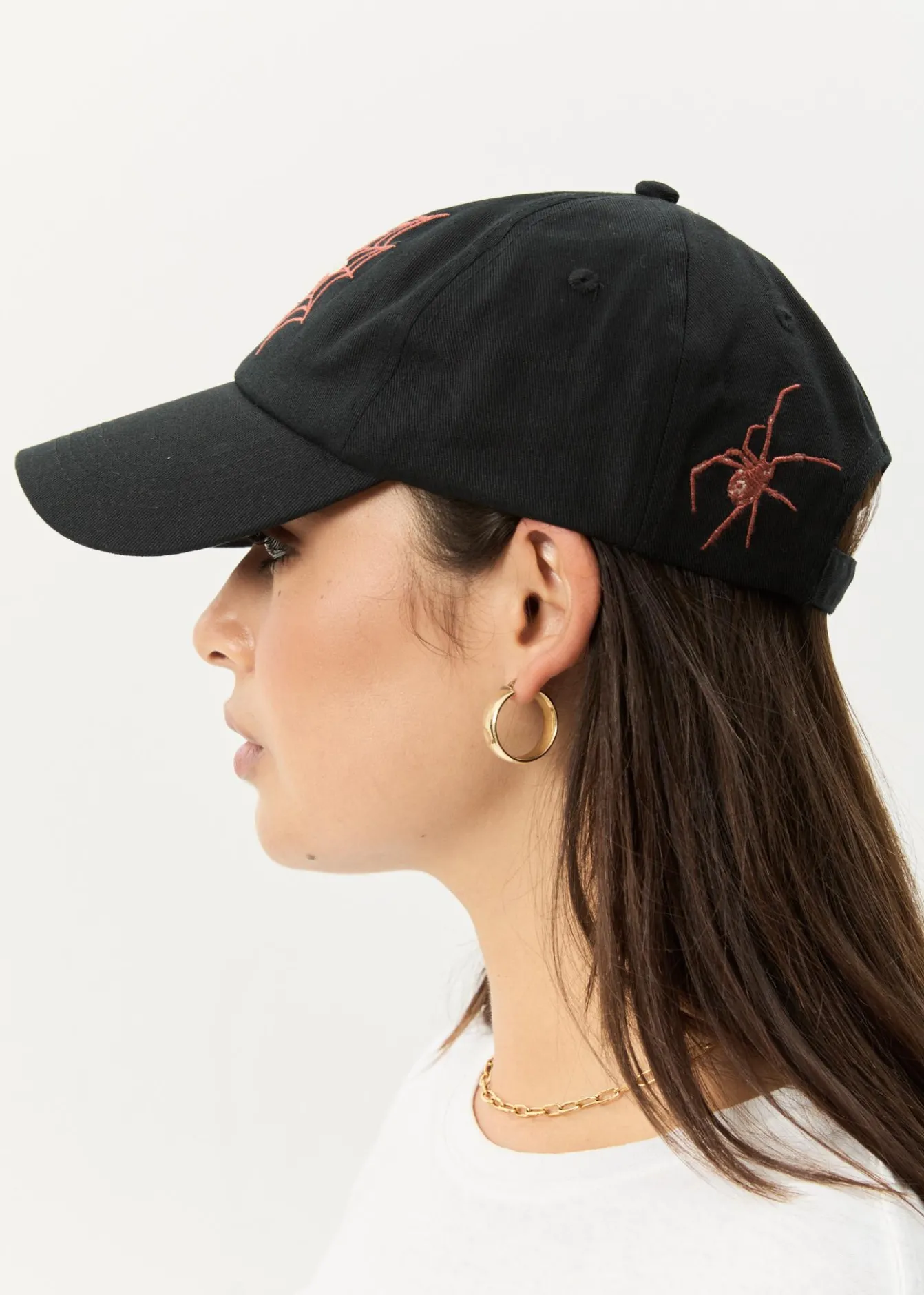 Accessories|Accessories<Afends Webhead - Six Panel Cap Black