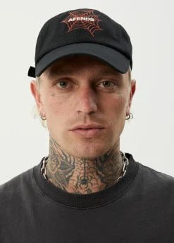 Accessories|Accessories<Afends Webhead - Six Panel Cap Black