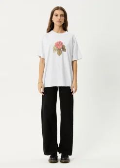 Tees & Shirts<Afends Wildflower - Oversized Tee White