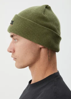 Accessories|Accessories<Afends Wired  - Beanie Oil Green