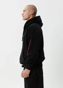 Sweaters & Hoodies<Afends Wired  - Boxy Hoodie Black