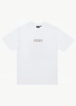 T-Shirts<Afends Wired  - Retro Tee White