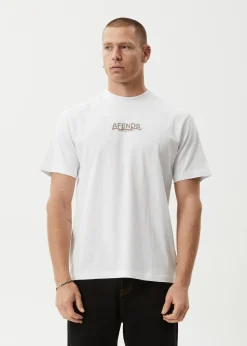 T-Shirts<Afends Wired - Retro Tee White
