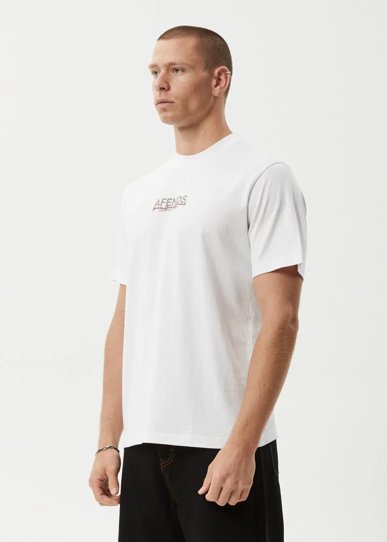 T-Shirts<Afends Wired - Retro Tee White