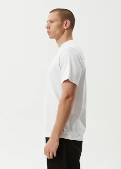 T-Shirts<Afends Wired - Retro Tee White