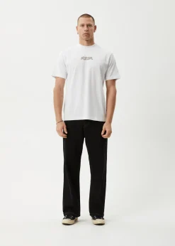T-Shirts<Afends Wired - Retro Tee White