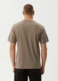T-Shirts<Afends Wired  - Retro Tee Fossil