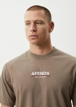 T-Shirts<Afends Wired  - Retro Tee Fossil