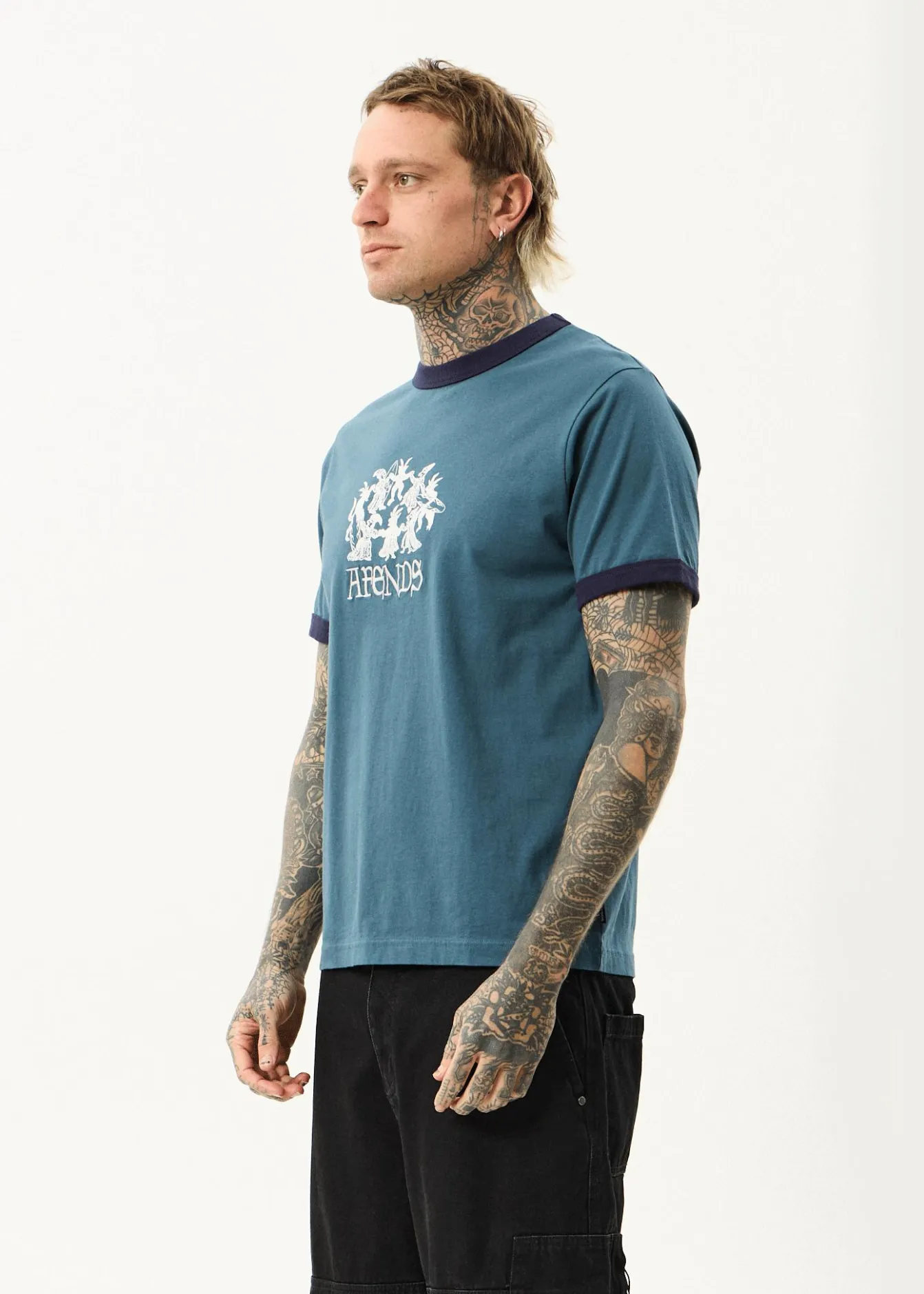 T-Shirts<Afends Witchcraft - Ringer Tee Fuel