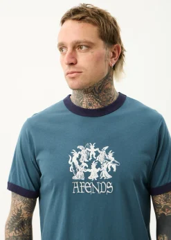 T-Shirts<Afends Witchcraft - Ringer Tee Fuel