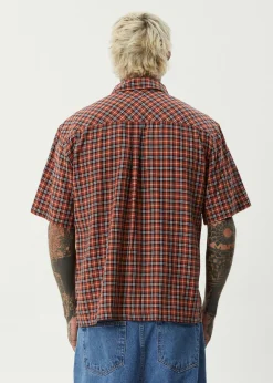 Shirts|Tees & Shirts<Afends Wrecked  - Short Sleeve Shirt Terra