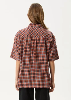 Shirts|Tees & Shirts<Afends Wrecked  - Short Sleeve Shirt Terra