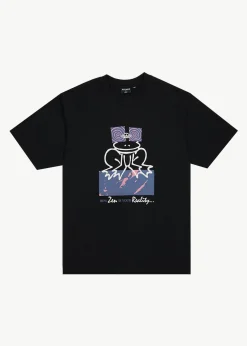 T-Shirts<Afends Zen Feeling - Retro Tee Black