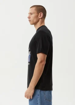 T-Shirts<Afends Zen Feeling  - Retro Tee Black
