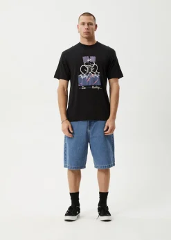 T-Shirts<Afends Zen Feeling  - Retro Tee Black